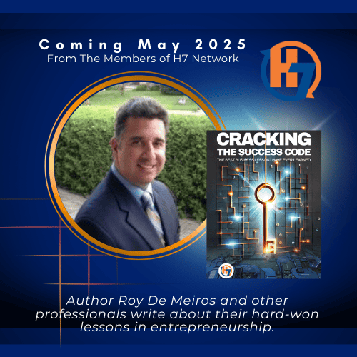 Roy De Medeiros stands at the forefront of sales transformation, bringing a wealth of knowledge, unmatched expertise, and a dedication to structure-driven success. As a key contributor to the H7 Network's Anthology “Cracking the Success Code: